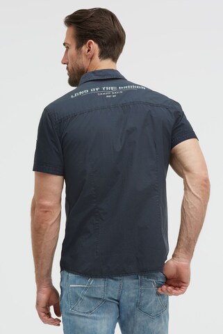 CAMP DAVID Regular fit Button Up Shirt in Blue