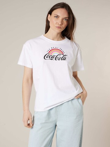 Deeluxe Shirt 'Rainbow' in White: front