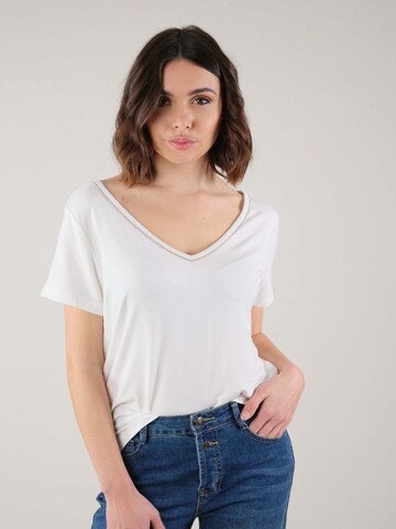 T-shirt 'Casa' Deeluxe en blanc : devant