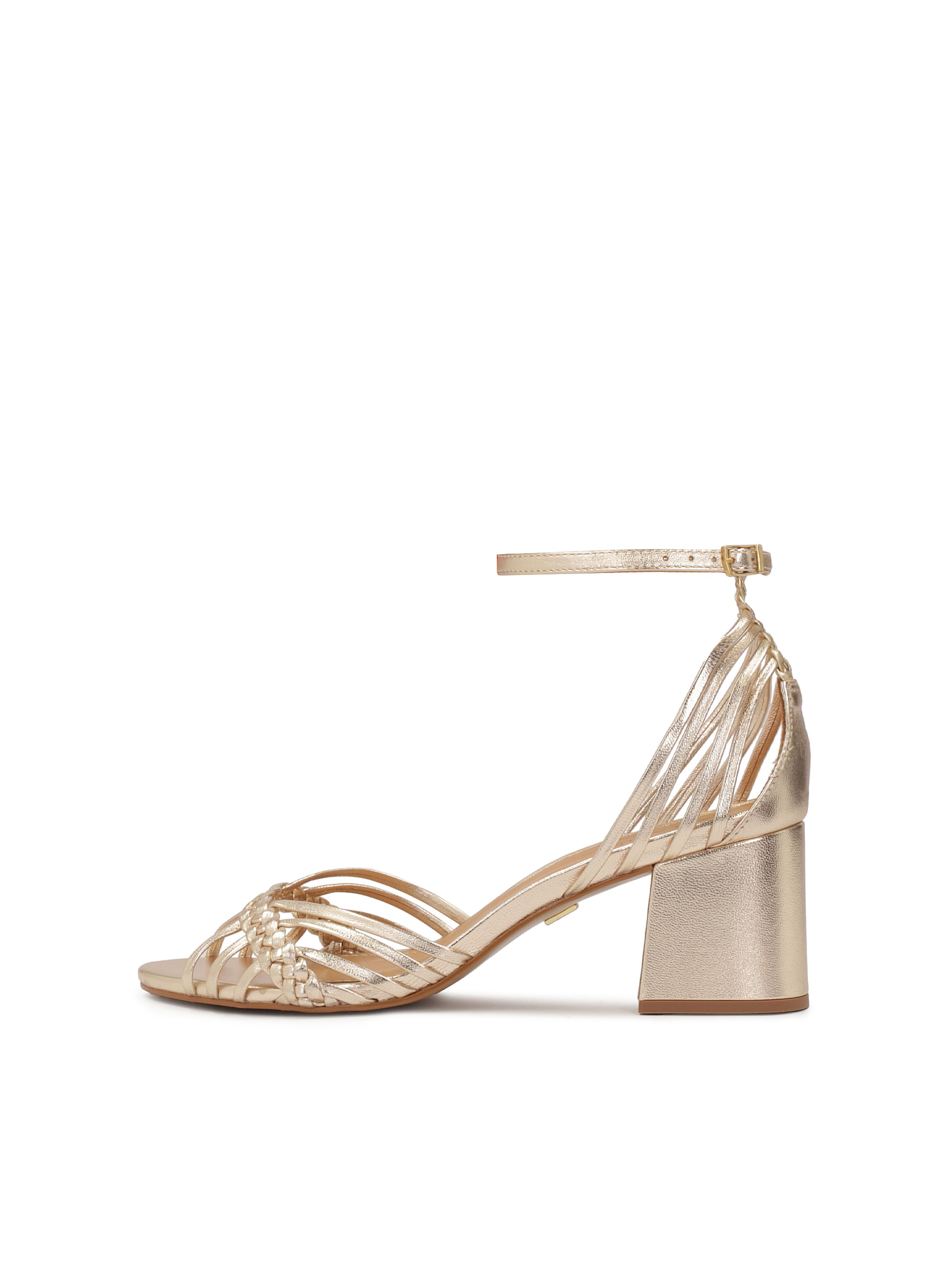 Kazar Strap sandal in Gold: front