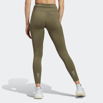 ADIDAS PERFORMANCE Skinny Workout Pants 'Dailyrun' in Green
