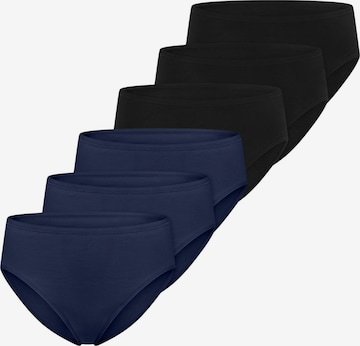 SCHIESSER Panty 'Essentials Cotton' in Blue: front