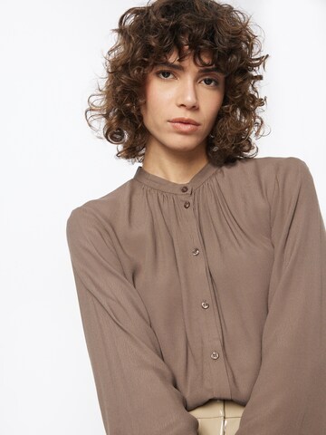 Soft Rebels Bluse 'SRAnna' in Braun