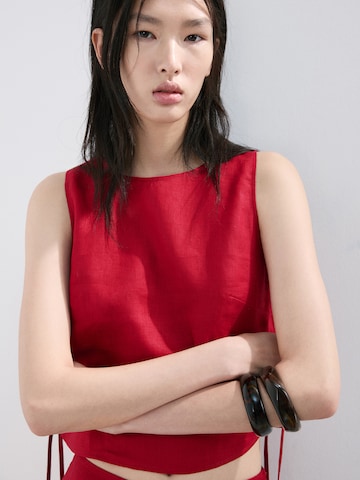 MANGO Top 'FRED' in Rood: voorkant