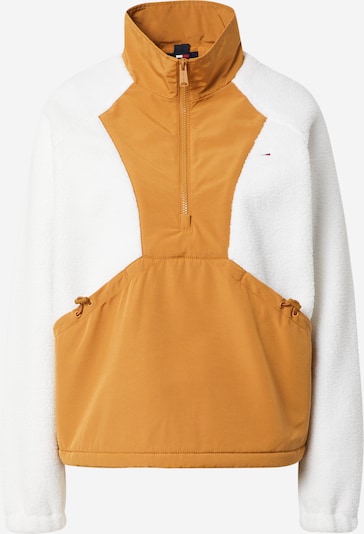 Tommy Jeans Fleece Jacket 'Ottoman' in Honey / White, Item view