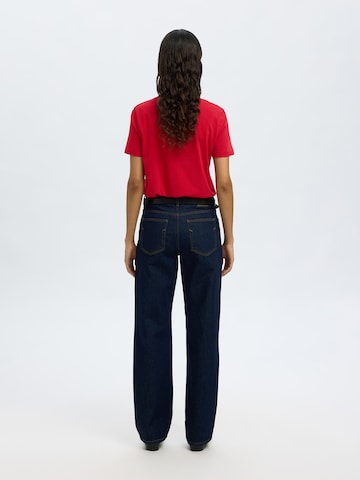 SELECTED FEMME Shirt 'SLFMY ESSENTIAL' in Red