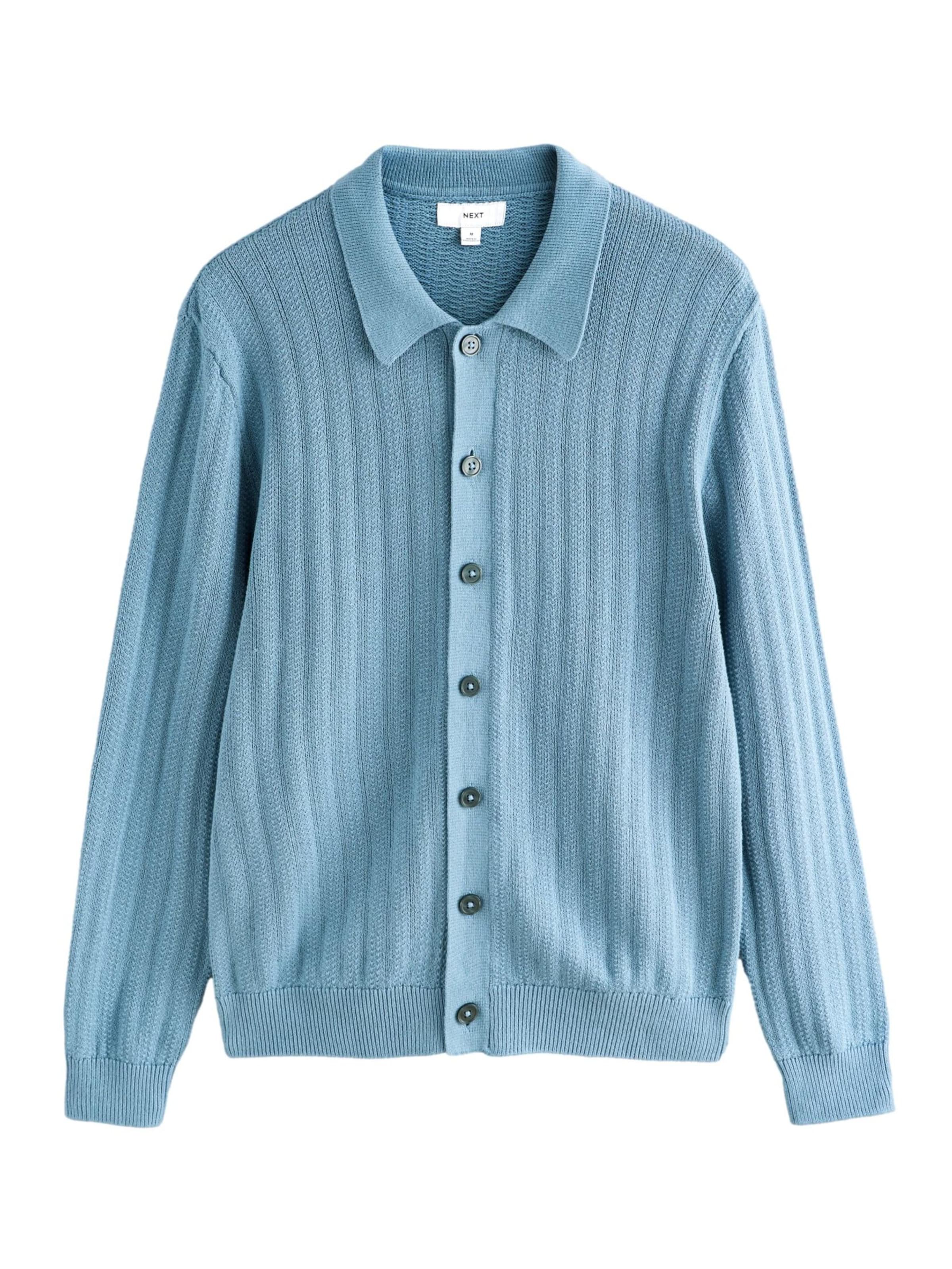 Next Kardigán - kék: elől