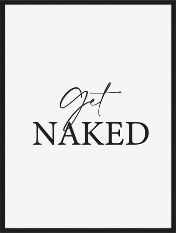 Liv Corday Image 'Get Naked' in White: front