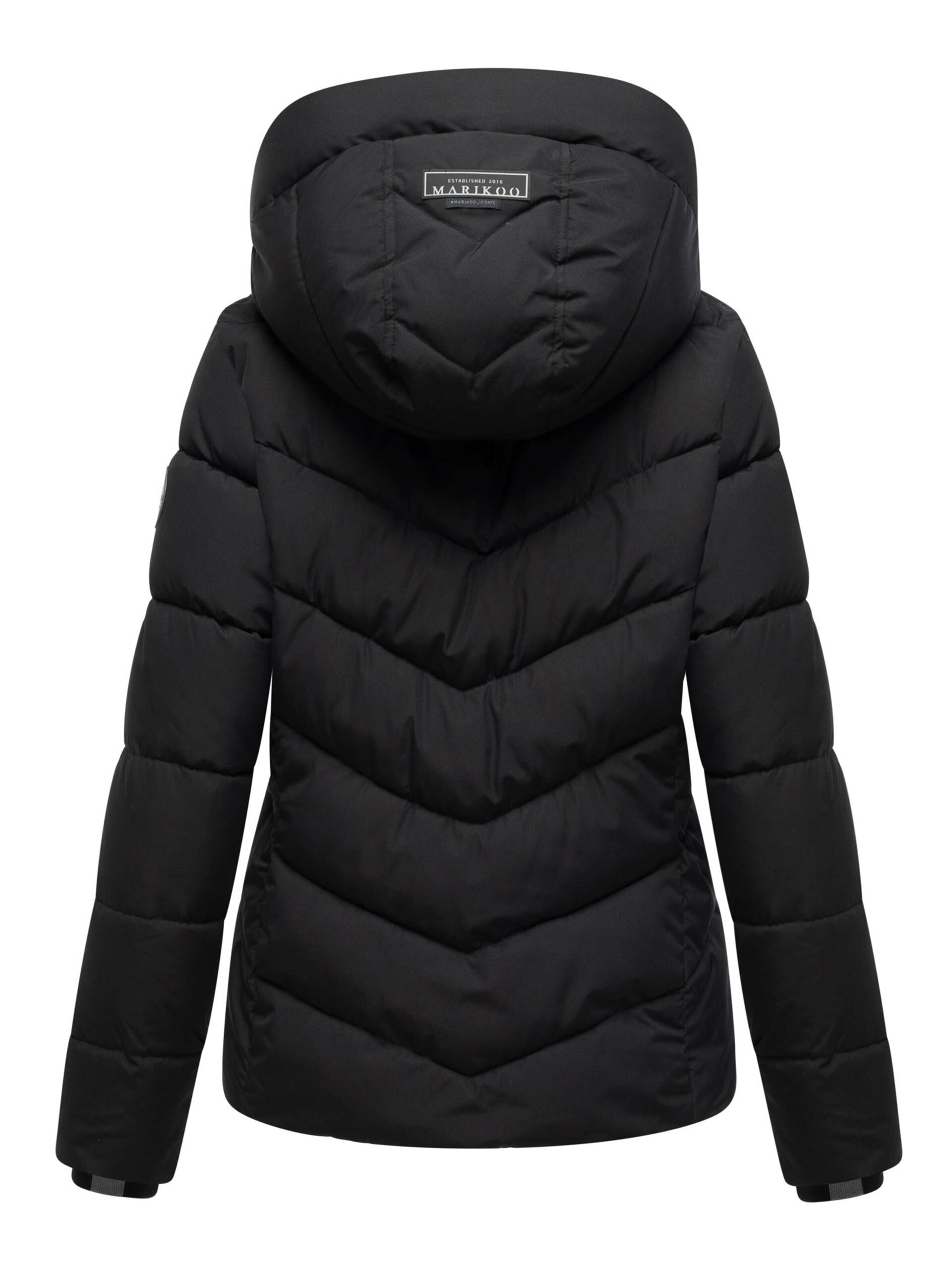 MARIKOO Winter jacket 'Sahnemausii N091' in Black