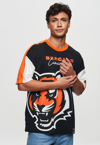 Recovered Shirt 'NFL Bengals Cincinnati' in Black: front