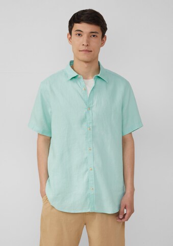 s.Oliver Comfort fit Button Up Shirt in Green: front