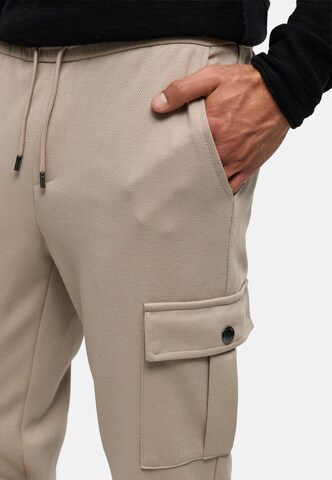 INDICODE JEANS Regular Cargo trousers 'INNezzo' in Beige