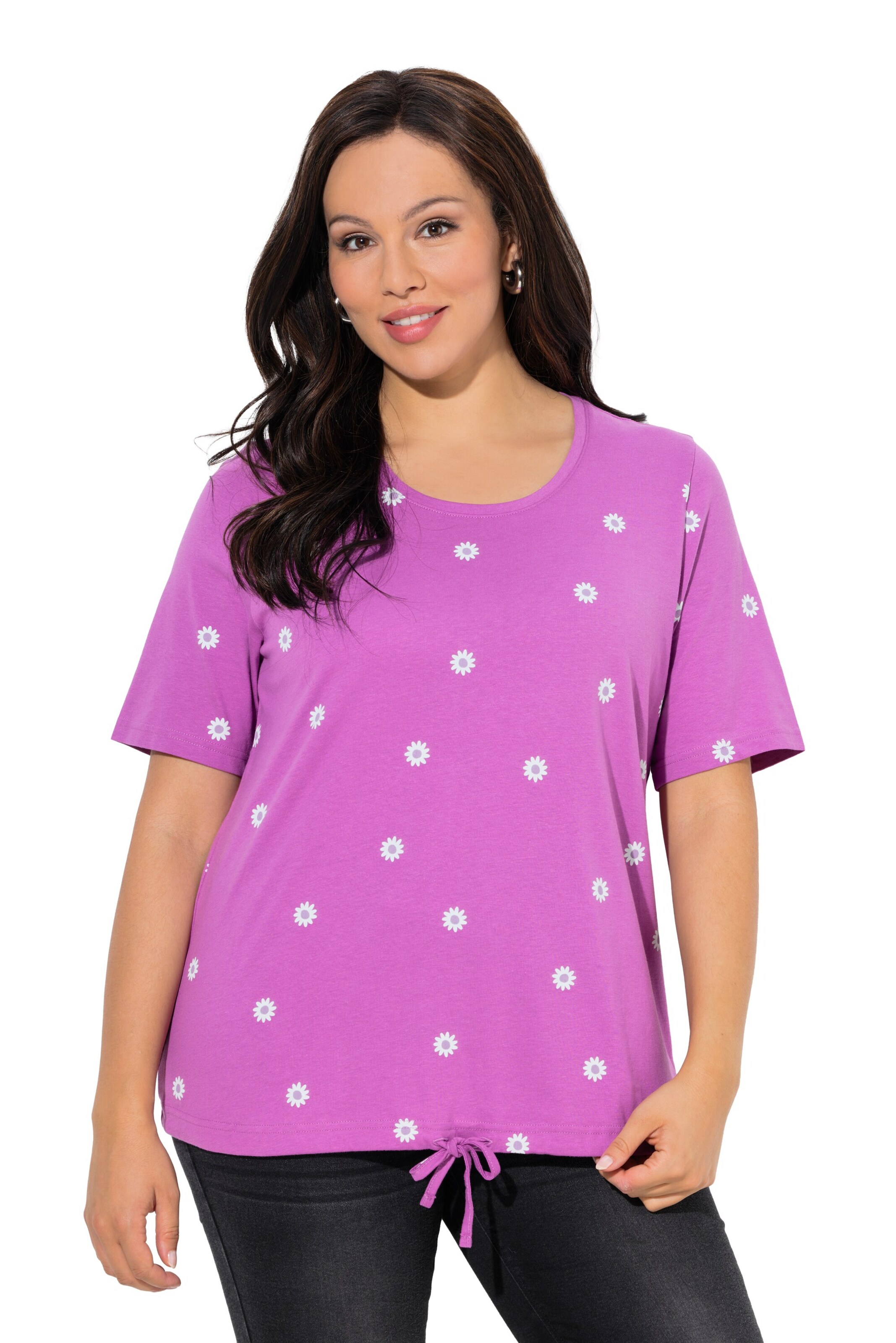 Ulla Popken Shirt in Lila: Vorderseite