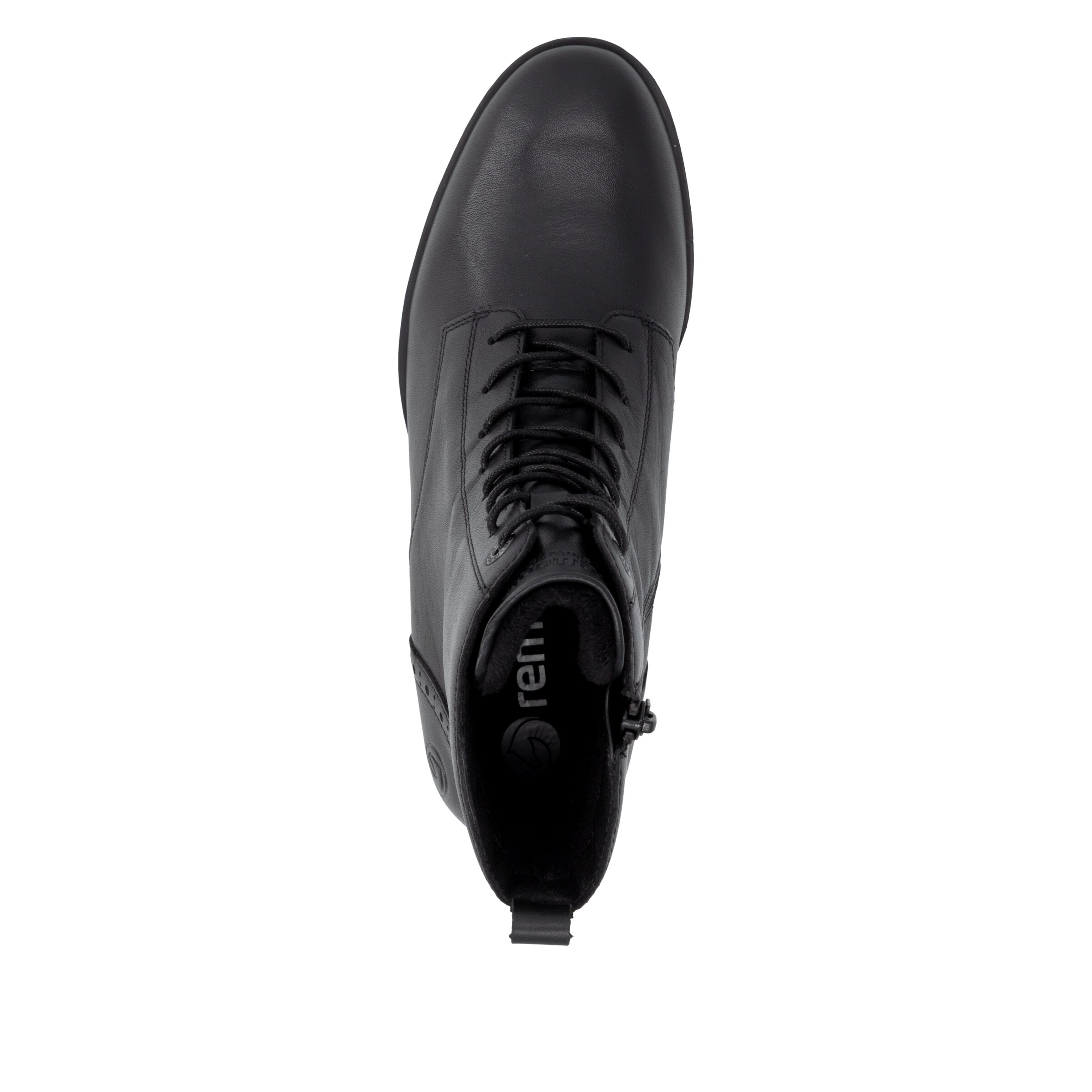 REMONTE Lace-Up Ankle Boots in Black