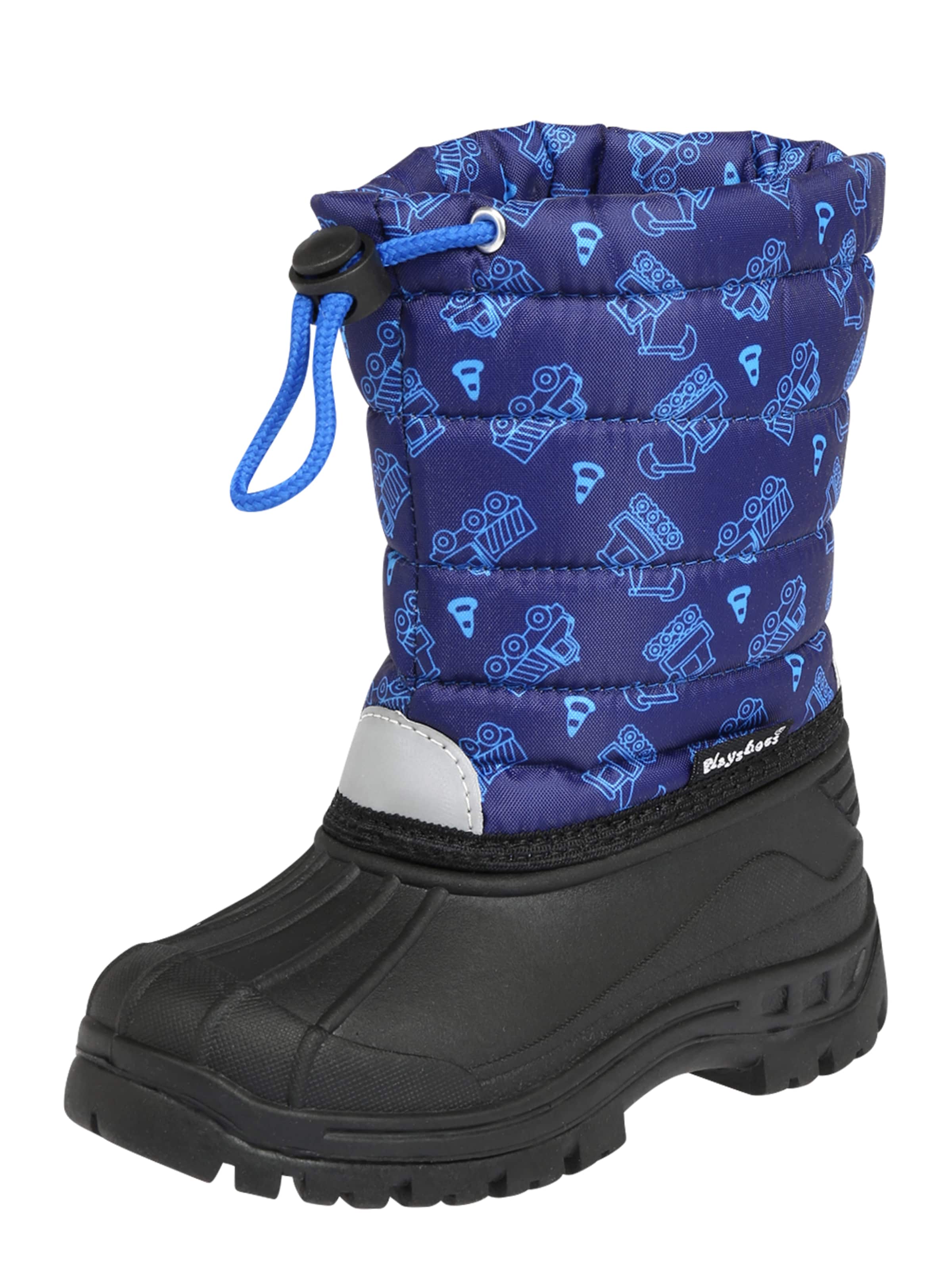 PLAYSHOES - Botas de nieve en azul: frente
