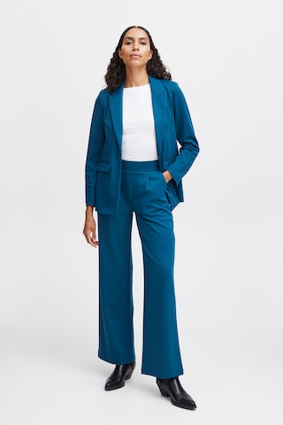 b.young Wide Leg Bundfaltenhose 'Rizetta' in Blau