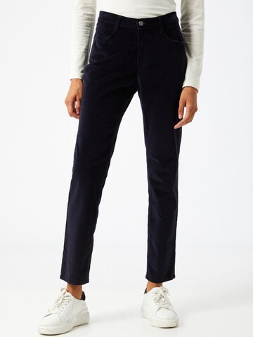 Coupe slim Pantalon 'Mary' BRAX en bleu : devant