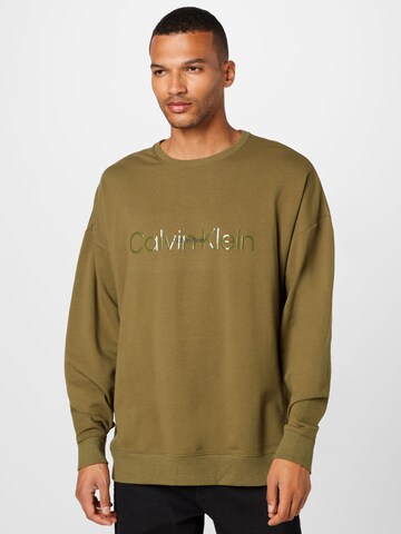 Calvin Klein Underwear Mikina - Zelená: predná strana