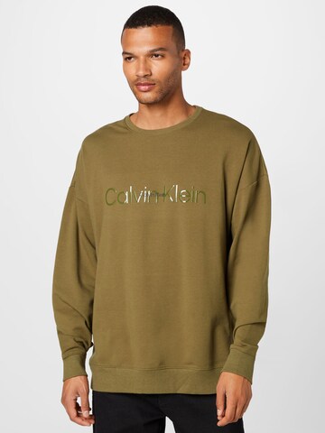 Calvin Klein Underwear Sweatshirt in Grün: Vorderseite