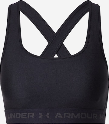 UNDER ARMOUR Bustier Sport-BH in Schwarz: predná strana