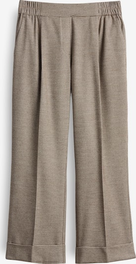 OPUS Suorat housut 'Maikito Pepita' värissä hiekka / tummanruskea, Tuotenäkymä