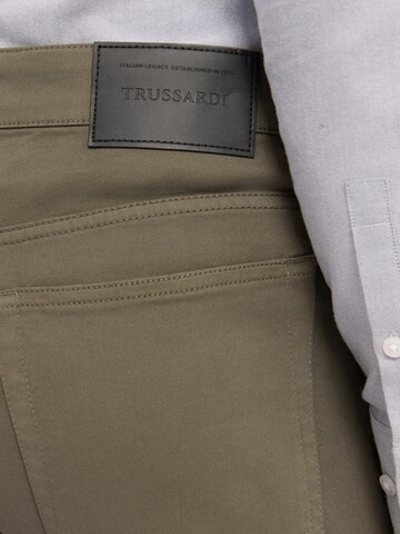Regular Pantalon Trussardi en vert