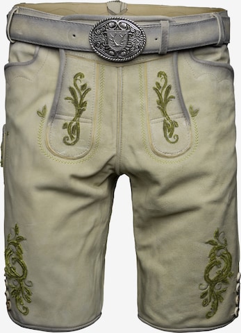 Regular Pantalon folklorique 'Maurus' Krüger Buam en beige : devant