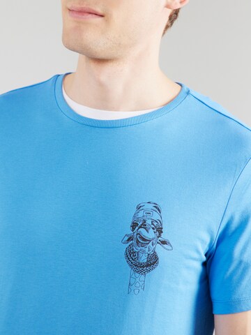 T-Shirt 'JACKSON' BLEND en bleu