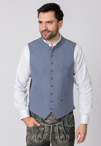 STOCKERPOINT Traditional Vest in Blue: front