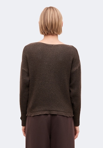 ABOUT YOU Sweater 'Amanda' in Brown