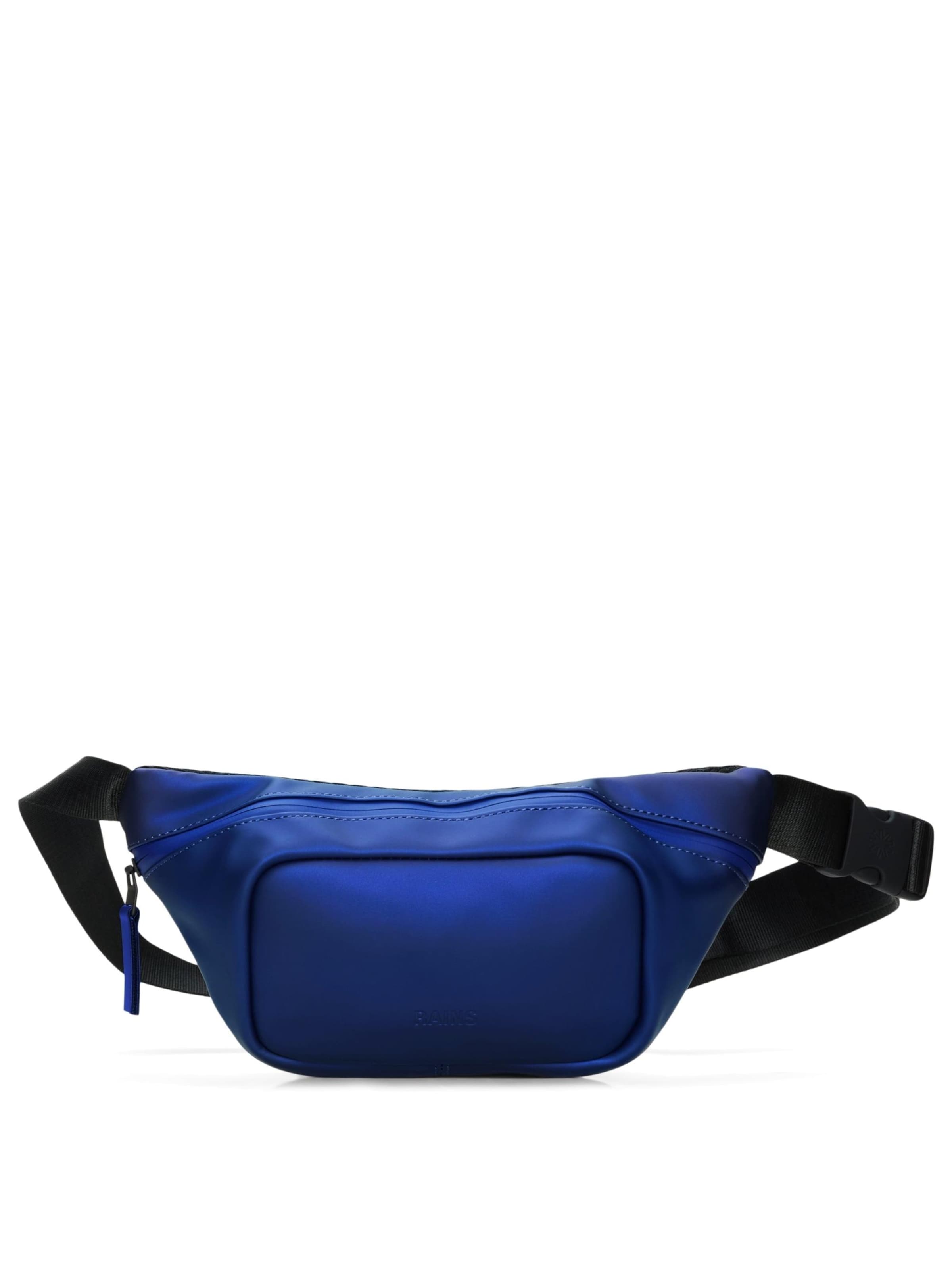 RAINS Fanny Pack in Blue: front