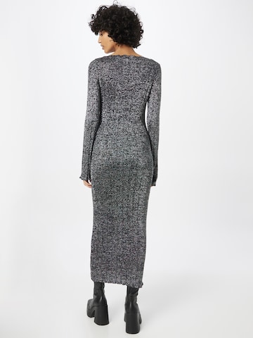 NA-KD Knitted dress in Black