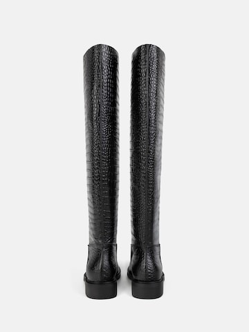 L37 HANDMADE SHOES Boots 'MR JONES MAXI' in Schwarz