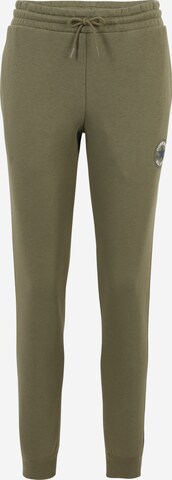 CONVERSE Tapered Broek in Groen: voorkant