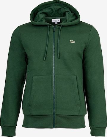 Sweat-shirt LACOSTE en vert : devant