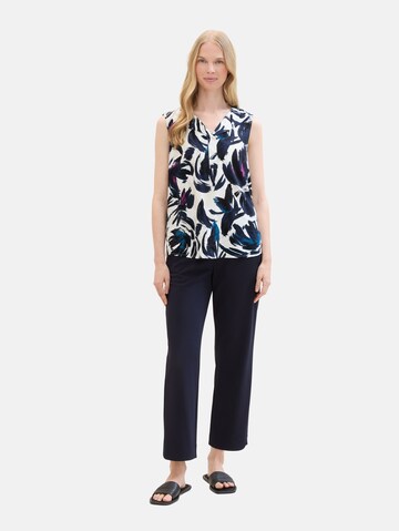 TOM TAILOR Blusentop in Blau