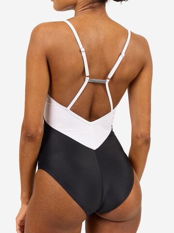 Horizon Athletic Triangle Sports swimsuit 'Timor One Piece Luna' in Black