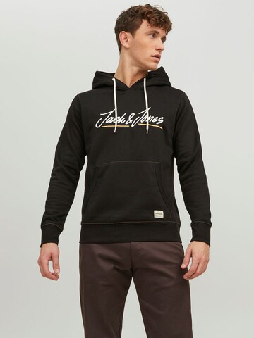 JACK & JONES Sweatshirt 'JORTons Upscale' in Zwart: voorkant