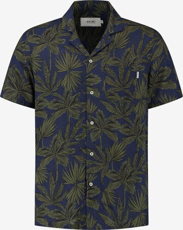 Shiwi Regular fit Button Up Shirt in Blue: front