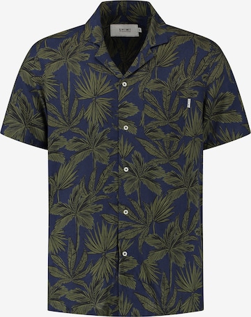 Shiwi Button Up Shirt in Blue: front