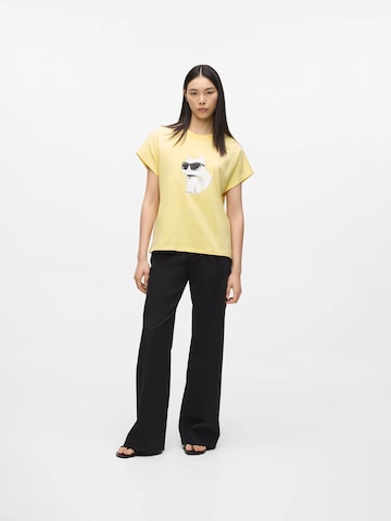 Karl Lagerfeld Shirt 'IKON AQUARELLE C' in Yellow