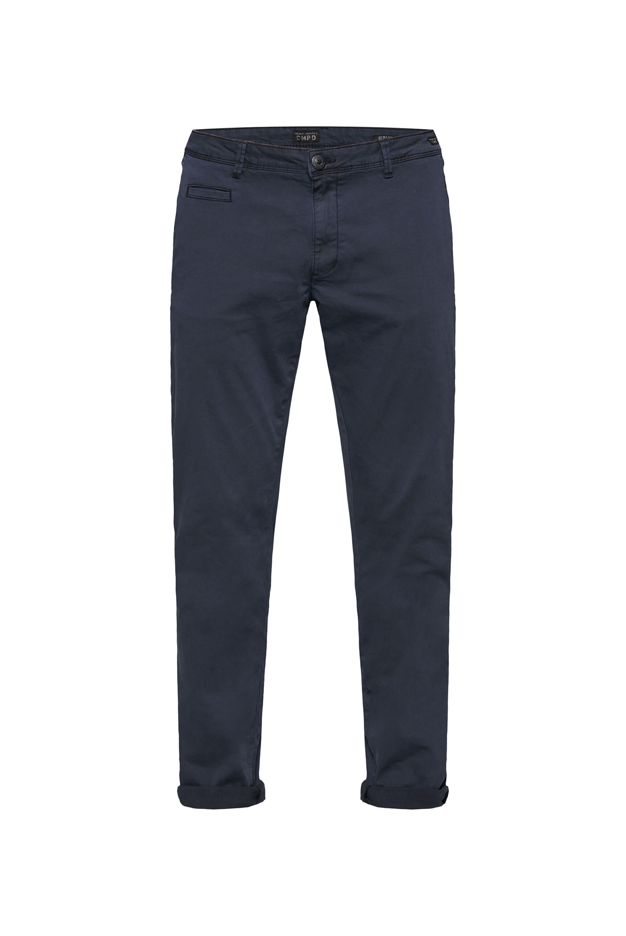 CMPD Regular Chino Pants in Blue: front
