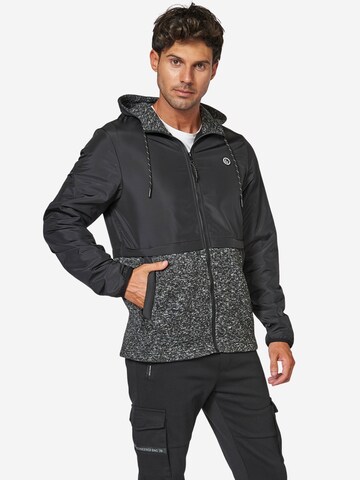 KOROSHI Sweat jacket in Black: front