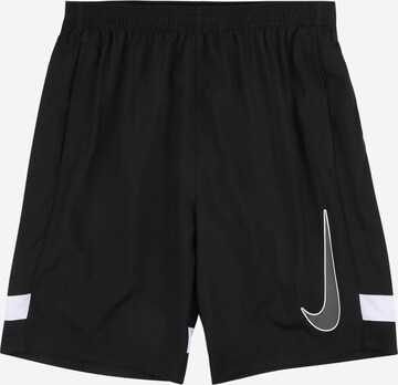 NIKE Regular Sportbroek 'Academy' in Zwart: voorkant