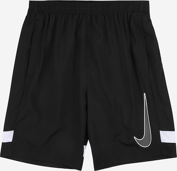 NIKE Regular Sports trousers 'Academy' in Black: front