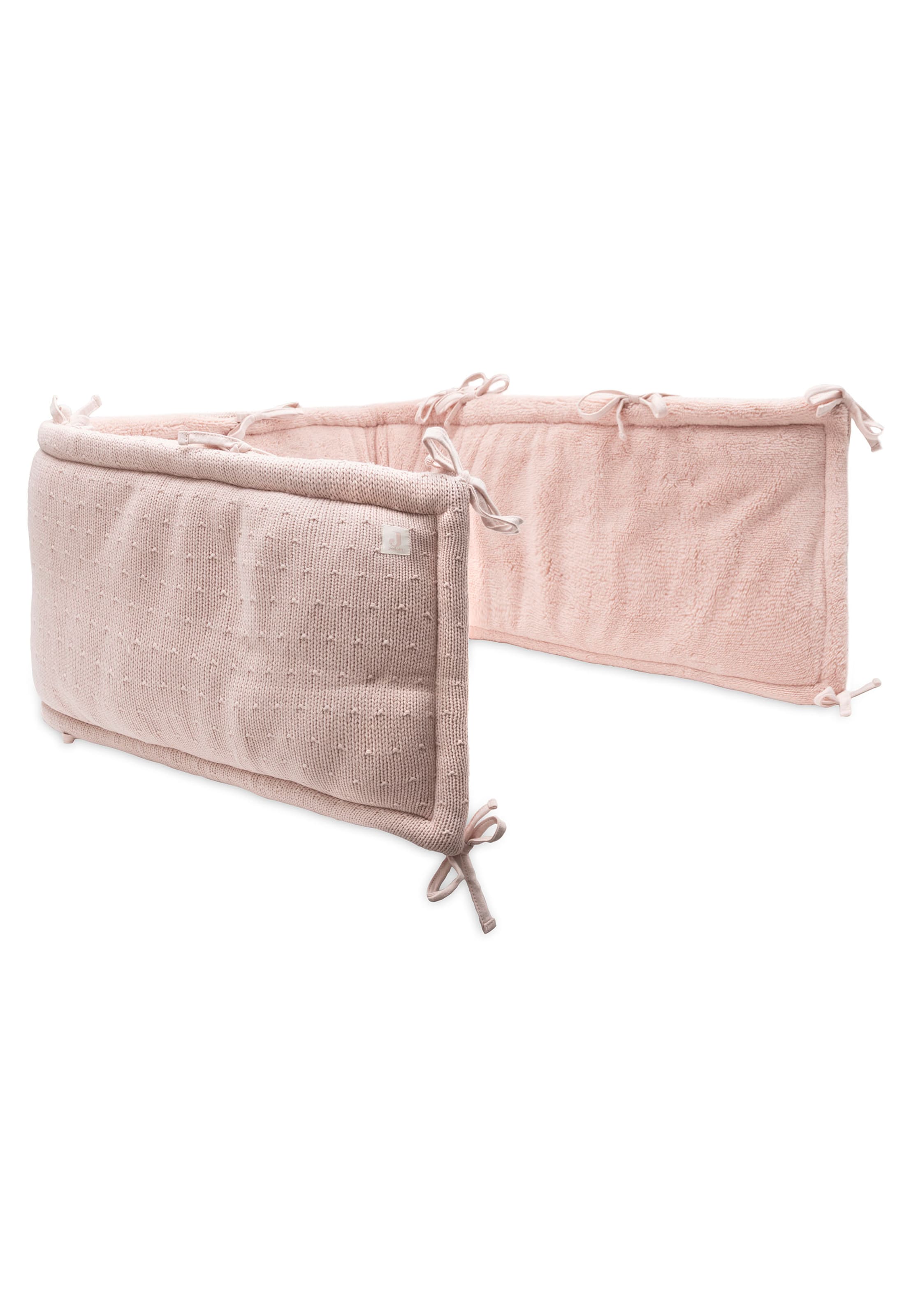 Jollein Bedding 'Sprinkle Knit' in Pink: front