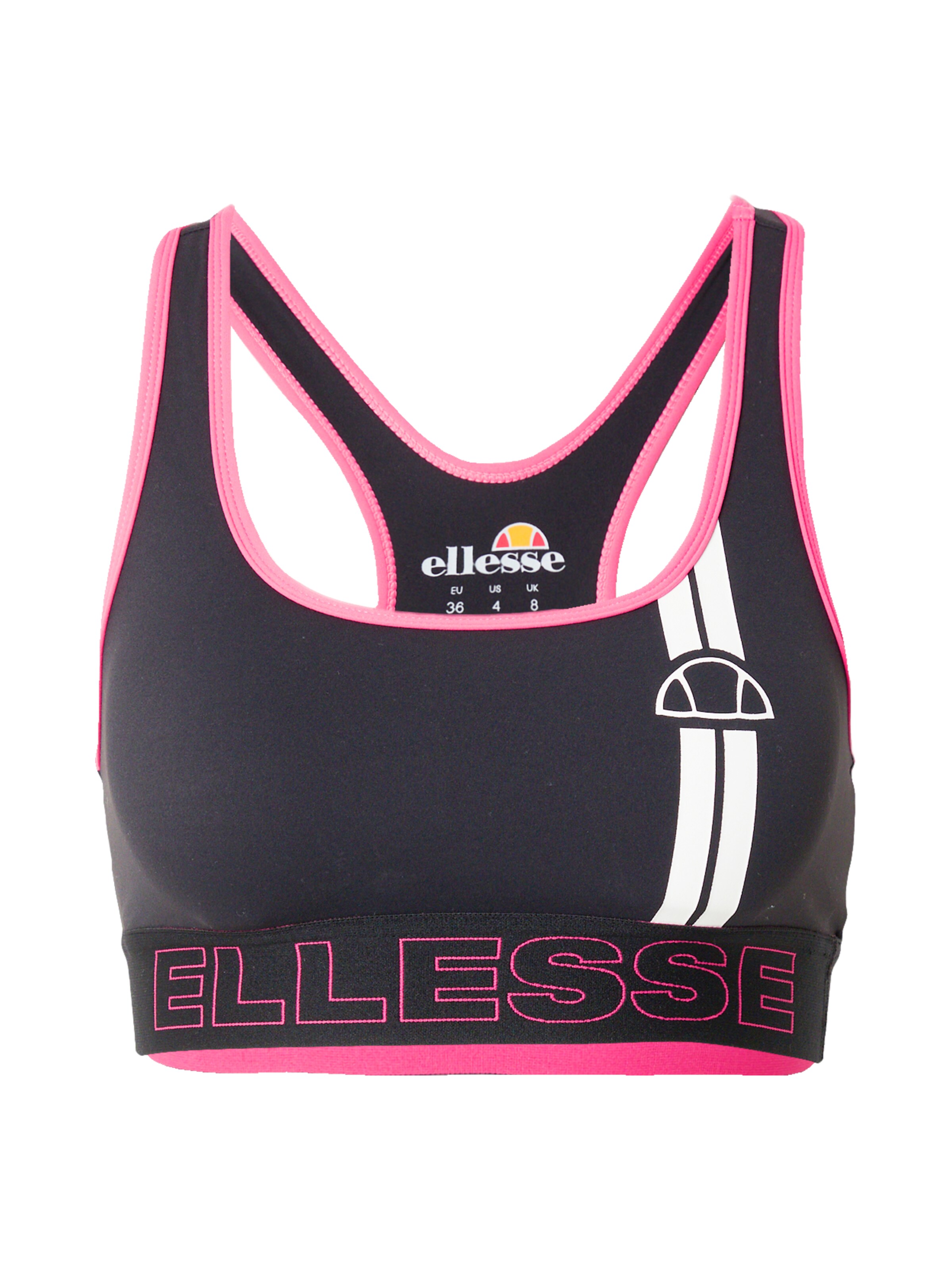 ELLESSE Bustier Melltartó 'Daphne' - fekete: elől
