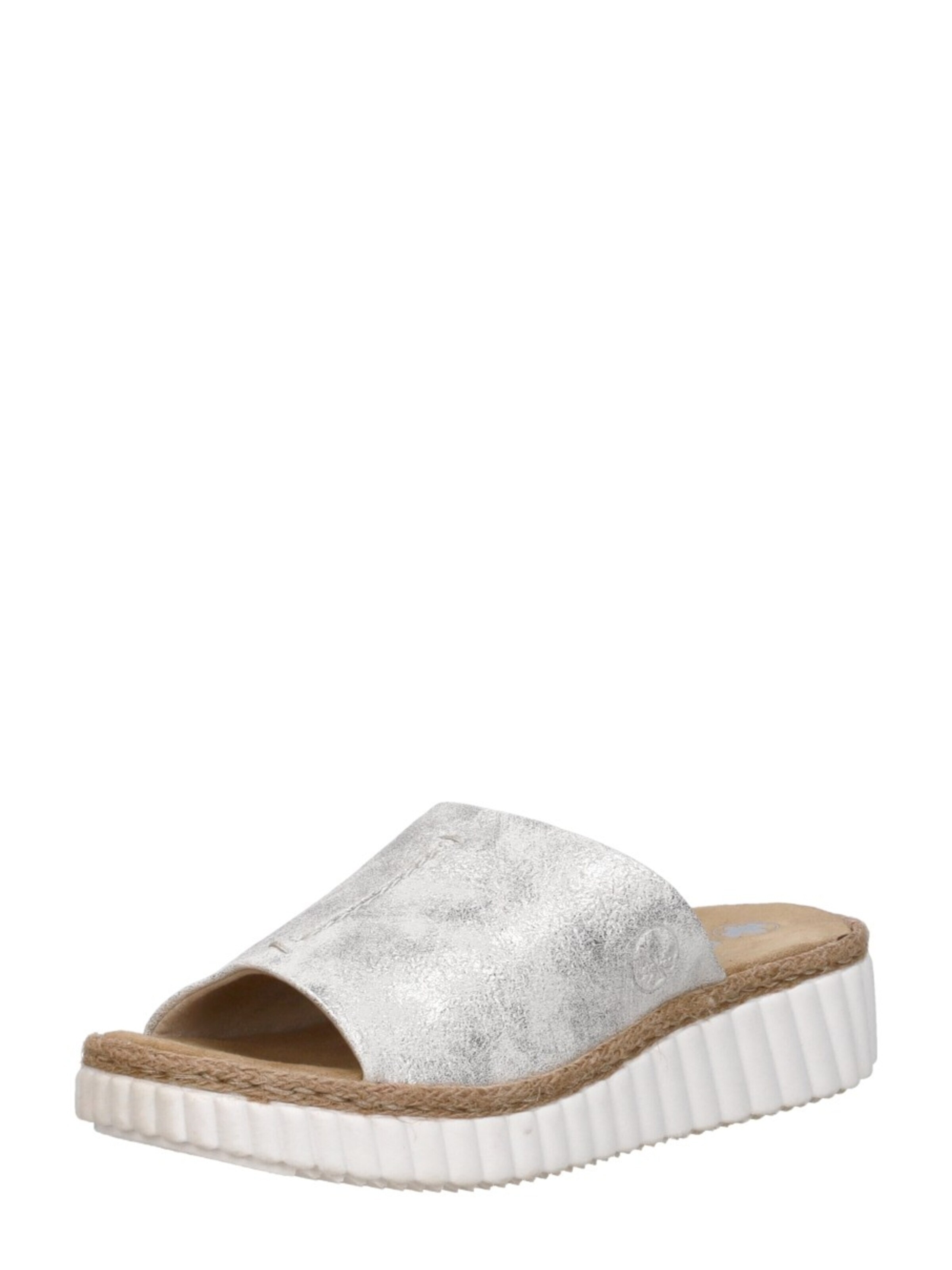 Mule 'Open Teen' Rieker en beige : devant