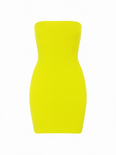 Nudyess Sommerkleid 'Melrose Mini' in limone, Produktansicht