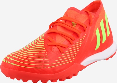 ADIDAS PERFORMANCE Fotballsko 'Predator Edge.3' i neongrønn / oransjerød, Produktvisning